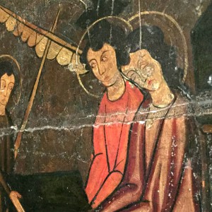 Torna al museu el fragment de retaule de Sant Jaume Apòstol